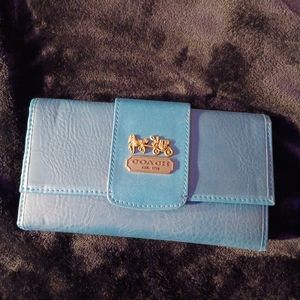 Coach Turquoise Wallet